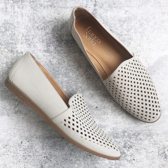 franco sarto perforated loafers